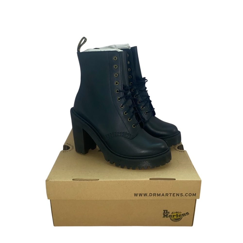 Dr. Martens Black Heeled Boots for Women - Picture 5 of 8